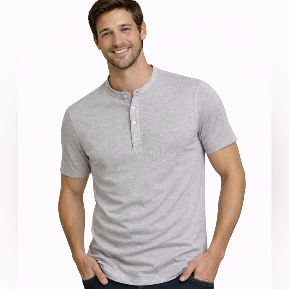 Goodlife Men's Heathered Gray Short Sleeve Tee